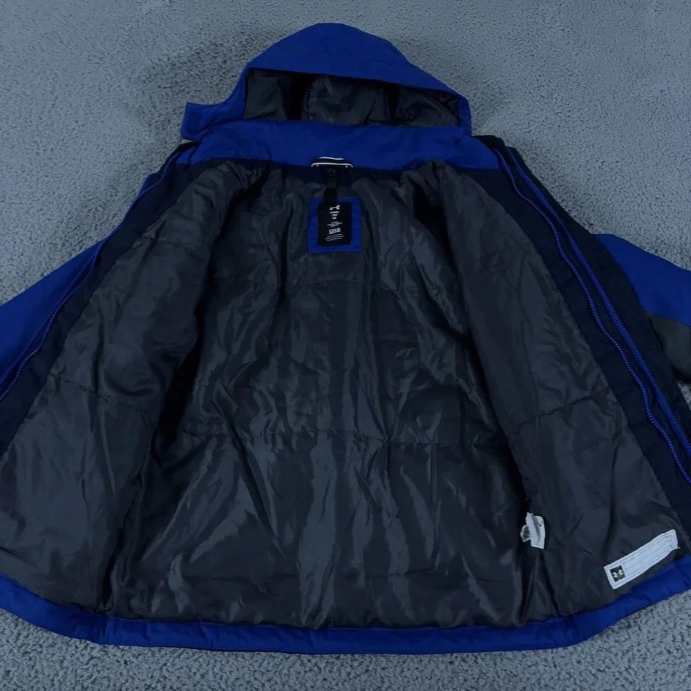 Under Armour Jacket Boys Medium Blue Westward 3-in-1 ColdGear Skiing Coat NEW